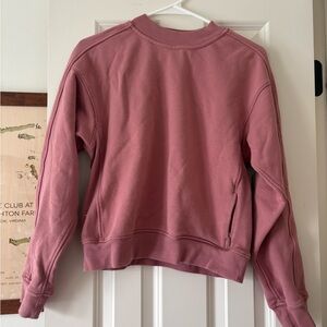lululemon athletica Pink Crew Neck Sweater